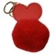 Heart Super Plush Keychain
