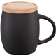Hearth Ceramic Mug with Wood Lid / Coaster 15oz