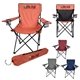 Heathered Folding Chair With Carrying Bag