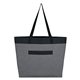 300D Polyester Heathered Tote Bag