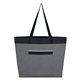 300D Polyester Heathered Tote Bag