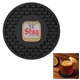 Heavy Duty Round PVC Soft Rubber Coaster