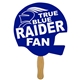 Helmet Hand Fan Full Color (1 Side) - Paper Products