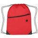 Polyester Multi Color Hit Sports Pack With Front Zip Pocket 13.5 X 18