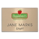 Hollywood Standard Name Badge 2 x 3