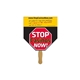home plate auction hand fan full color - paper products