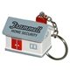 House Shaped Key Chain - Stress Relievers
