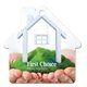 House Shaped Luggage Tag