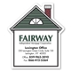House Shaped New Home Magnet