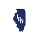Illinois State Shape Hand Fan Without Stick - Paper Products