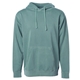 Independent Trading Company Unisex Midweight Pigment Dyed Hooded Sweatshirt