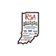 indiana - die cut magnets