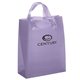 Iris Frosted Plastic Flexo Ink Tote Bag - 13 x 17