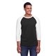 Jerzees Unisex Three - Quarter Sleeve Raglan T - Shirt