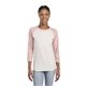 Jerzees Unisex Three - Quarter Sleeve Raglan T - Shirt