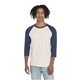 Jerzees Unisex Three - Quarter Sleeve Raglan T - Shirt
