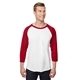 Jerzees Unisex Three - Quarter Sleeve Raglan T - Shirt