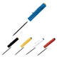 jumbo pocket screwdriver reversible 3/16 flat tip 1 phillips - blade / button top