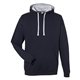 Just Hoods By AWDis Adult Midweight Varsity Contrast Hooded Sweatshirt