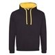 Just Hoods By AWDis Adult Midweight Varsity Contrast Hooded Sweatshirt