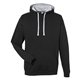 Just Hoods By AWDis Adult Midweight Varsity Contrast Hooded Sweatshirt