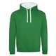 Just Hoods By AWDis Adult Midweight Varsity Contrast Hooded Sweatshirt