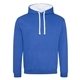 Just Hoods By AWDis Adult Midweight Varsity Contrast Hooded Sweatshirt