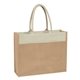 Jute Tote With Front Pocket