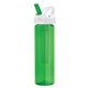 Laguna 32 oz PET Bottle with Flip Spout Ice Stick
