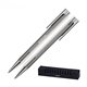 Lamy Push - Action Brushed Stainless Steel Ballpoint Pen Silver