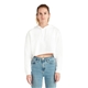 Lane Seven Ladies Cropped Fleece Hoodie