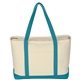 Large Heavy Cotton Canvas Boat Tote Bag
