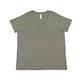 LAT Ladies Curvy Fine Jersey T - Shirt