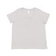 LAT Ladies Curvy Fine Jersey T - Shirt
