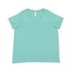 LAT Ladies Curvy Fine Jersey T - Shirt