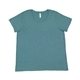 LAT Ladies Curvy Fine Jersey T - Shirt