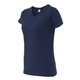 LAT Ladies V - Neck Fine Jersey T - Shirt - COLORS