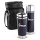 Leatherette Tumbler / Vacuum Bottle Set