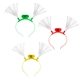LED Fiber Optic Headbands - Assorted Colors