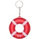 Floating Lifesaver with Elastic Side Accent Nylon Tow Rope Keytag