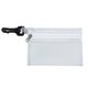 MEDI 19 Piece Healthy Living Pack Components inserted into Translucent Zipper Kit with Plastic Carabiner Attachment