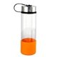 Metal Lanyard Lid 22 oz Glass Grip Bottle