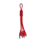 Metallic Loop 3 In 1 Cable With Type C USB
