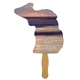 Michigan State Shape Fast Hand Fan (1 Side)