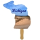 Michigan State Shape Hand Fan - Paper Products