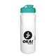 MicroHalt(TM) 24 oz Cycle Bottle with Flip Top Cap