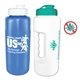 MicroHalt(TM) 32 oz Grip Bottle with Flip Top Cap