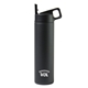 MiiR(R) Vacuum Insulated Wide Mouth Leakproof Straw Lid Bottle - 20 oz - Black Powder
