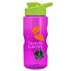 Mini Mountain 22 oz Tritan(TM) Shaker bottle with Drink thru lid