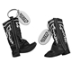 Miniature Cowboy Boot Keychain